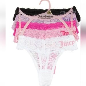 🆕 Juicy Couture 5 Pack Thongs